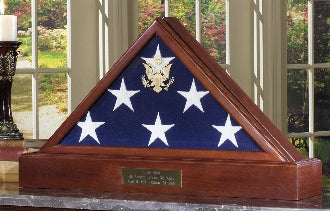 Flags Connections Eternity Flag Case Base, Flag And Base Display Case