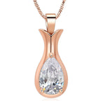 Steel Pet Memorial Cremains Package Can Be Opened Relatives Pendant