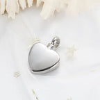 Print Pet Ashes Cremation Angel Wing Heart Pendant