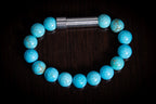 Magnesite Healing Bracelet for Hair Fur or Ash