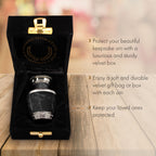Marble Elegance Black Extra Large Urn or Companion Urn – Extra Large Urns for Human Ashes | XL Urn & XXL Urn