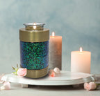 Atlantis Sparkling Light Keepsake Urns – Tiny, Small & Mini Keepsake Urns for Ashes | Cremation Keepsakes