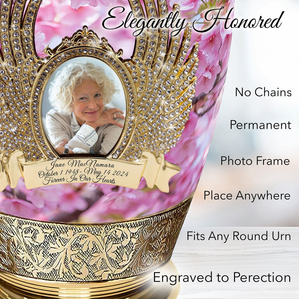 Cherry Blossom Extra Large Urn or Companion Urn – Extra Large Urns for Human Ashes | XL Urn & XXL Urn