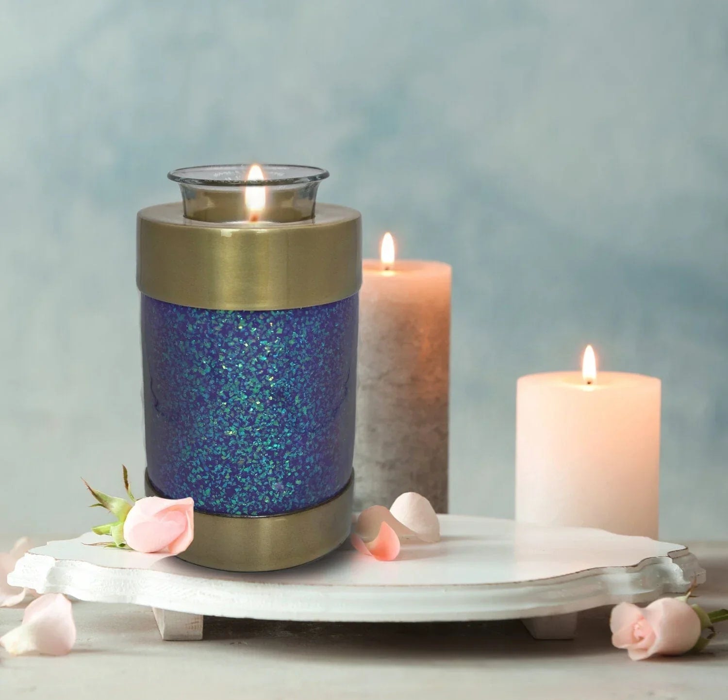 Purple Sparkling Keepsake Urns – Tiny, Small & Mini Keepsake Urns for Ashes | Cremation Keepsakes