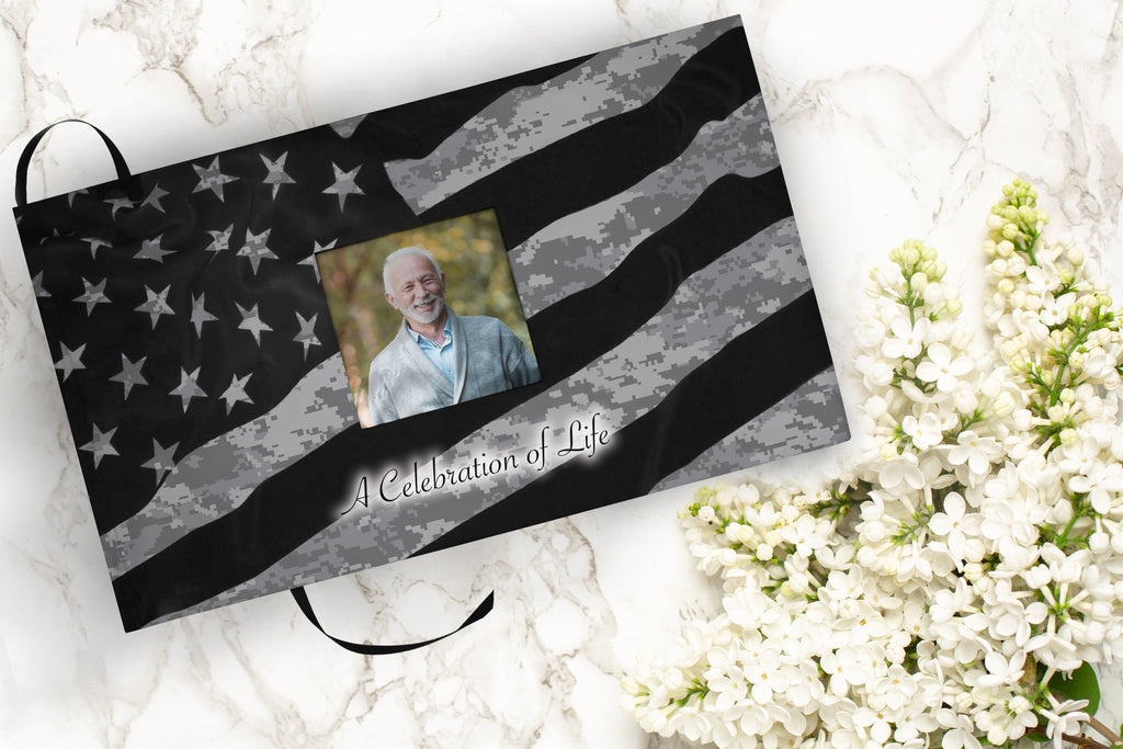 Army UCP Flag Military Extra Large Urn or Companion Urn – Extra Large Urns for Human Ashes | XL Urn & XXL Urn