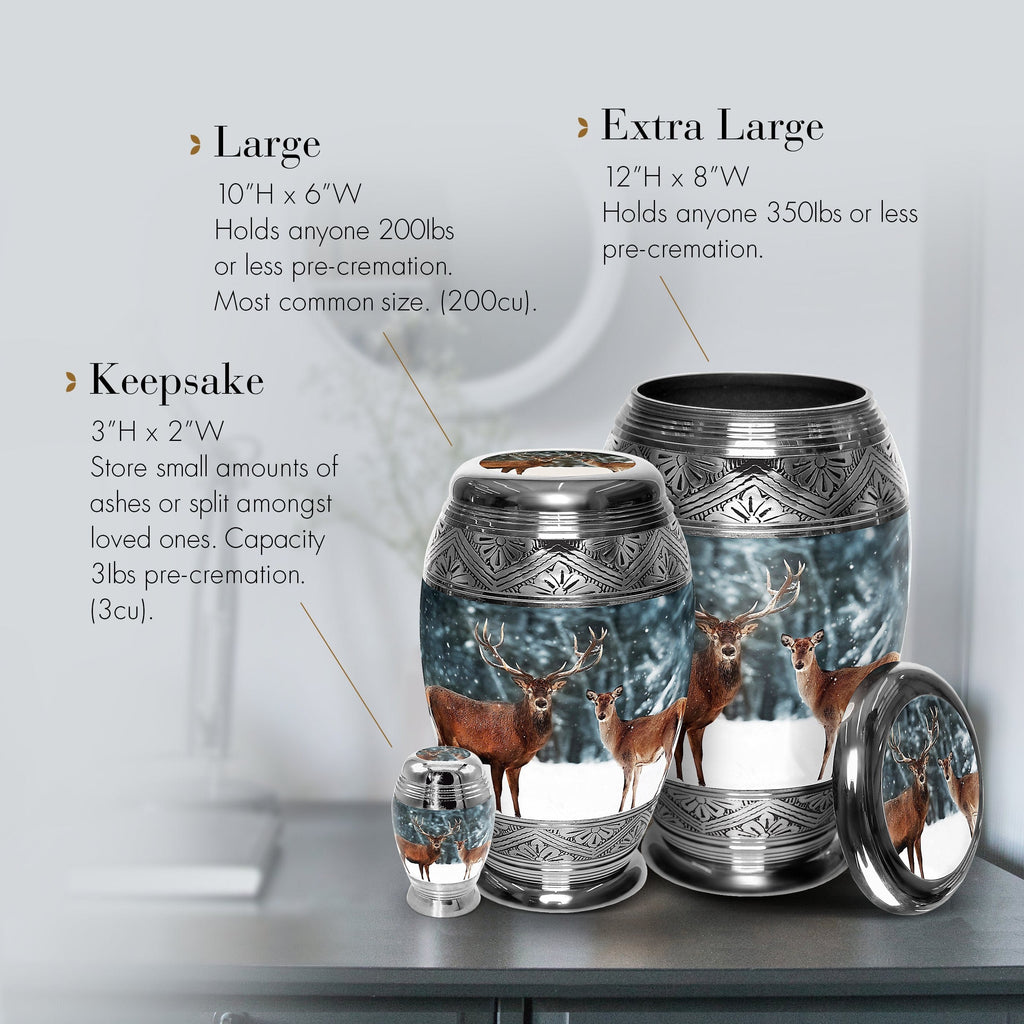 Divine Deer Keepsake Urns – Tiny, Small & Mini Keepsake Urns for Ashes | Cremation Keepsakes
