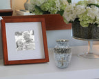 Love of Christ White Cross Cremation Urns for Human Ashes - Large Adult Funeral Urn