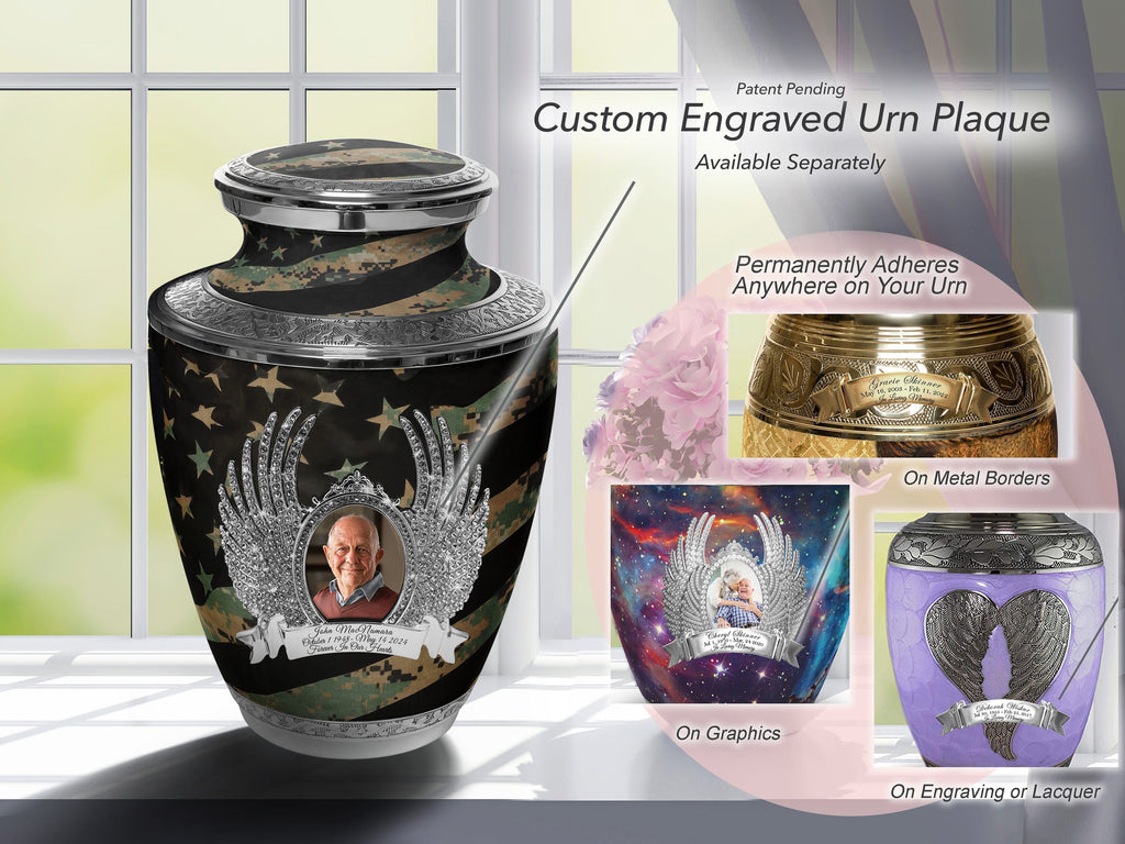 Marine Woodland Extra Large Urn or Companion Urn – Extra Large Urns for Human Ashes | XL Urn & XXL Urn