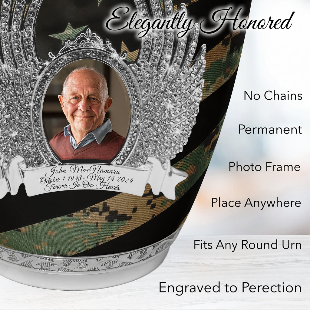 Marine Woodland Extra Large Urn or Companion Urn – Extra Large Urns for Human Ashes | XL Urn & XXL Urn
