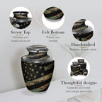 Marine Woodland Extra Large Urn or Companion Urn – Extra Large Urns for Human Ashes | XL Urn & XXL Urn