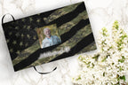 Digital Camouflage Flag Military Cremation Urns for Human Ashes - Large Adult Funeral Urn