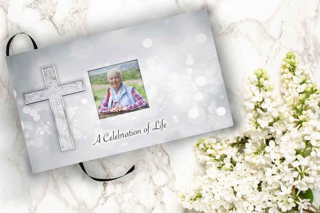 Love of Christ White Cross Cremation Urns for Human Ashes - Large Adult Funeral Urn