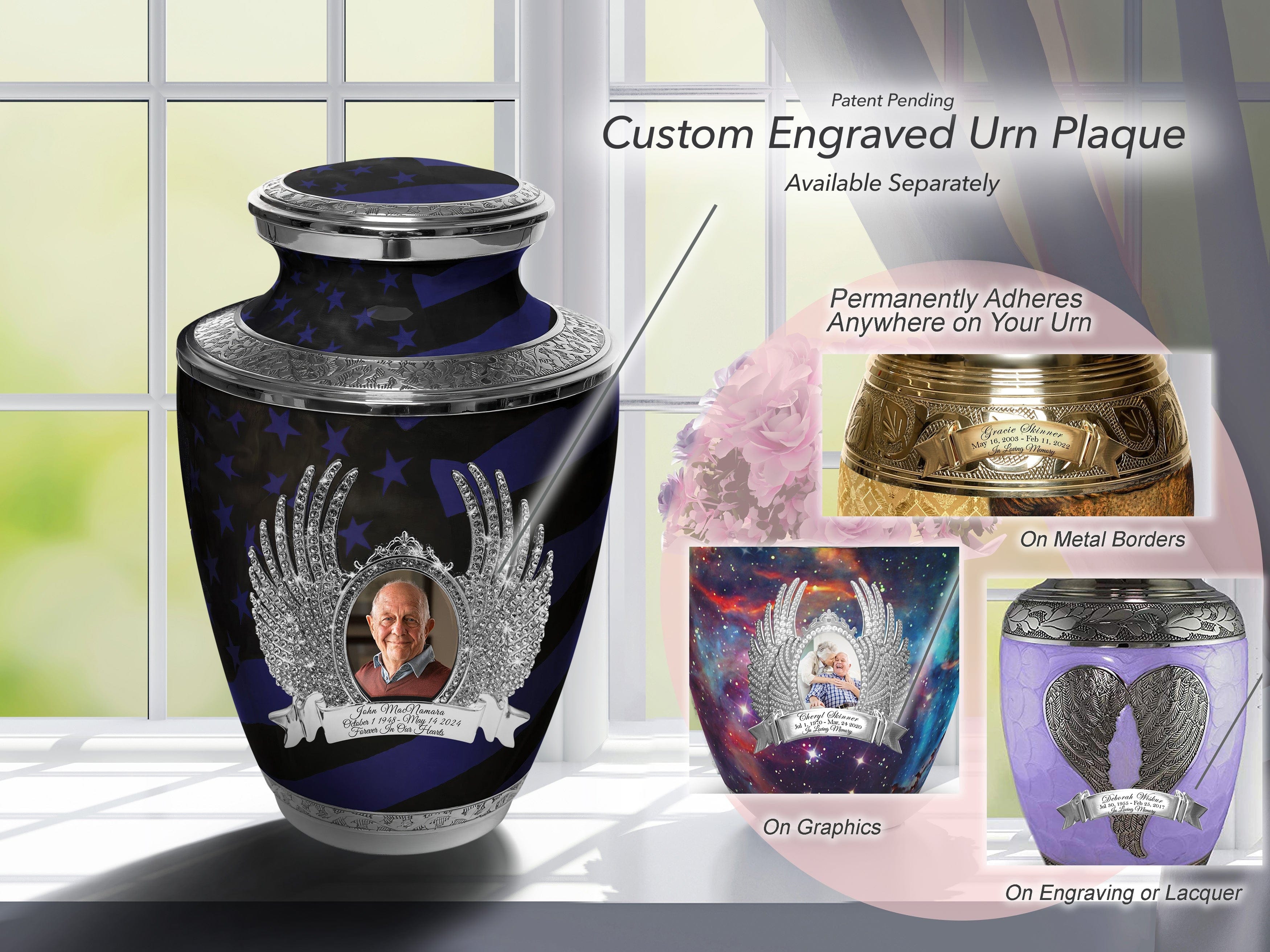 US Coast Guard Extra Large Urn or Companion Urn – Extra Large Urns for Human Ashes | XL Urn & XXL Urn