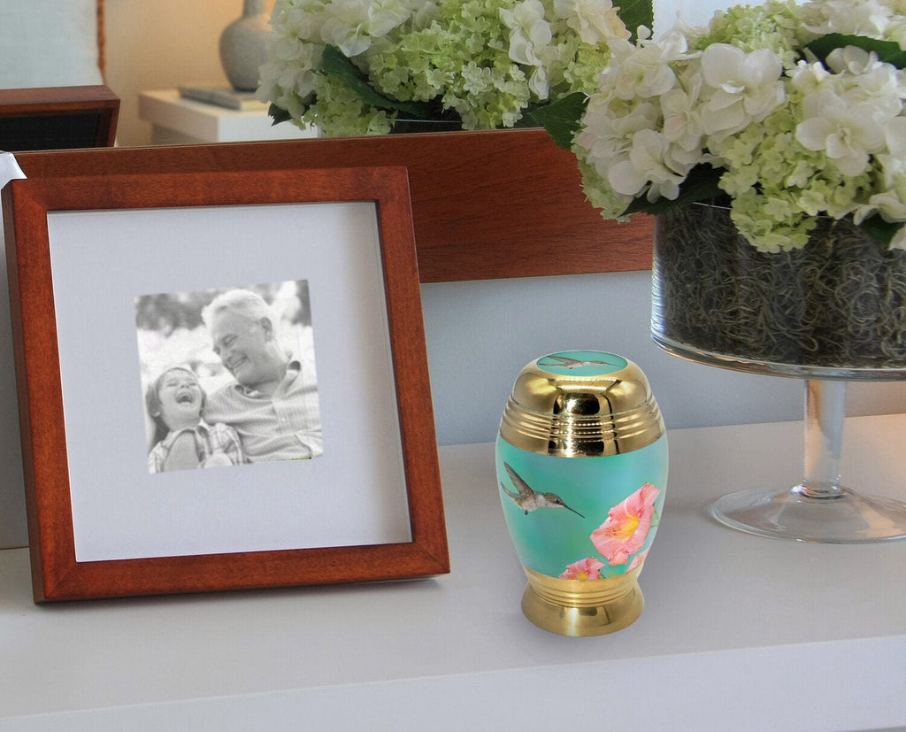 Hummingbird Cremation Urns for Human Ashes - Large Adult Funeral Urn