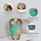 Hummingbird Cremation Urns for Human Ashes - Large Adult Funeral Urn