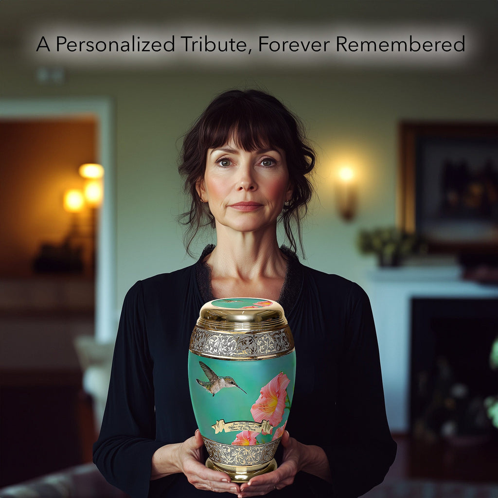 Hummingbird Cremation Urns for Human Ashes - Large Adult Funeral Urn