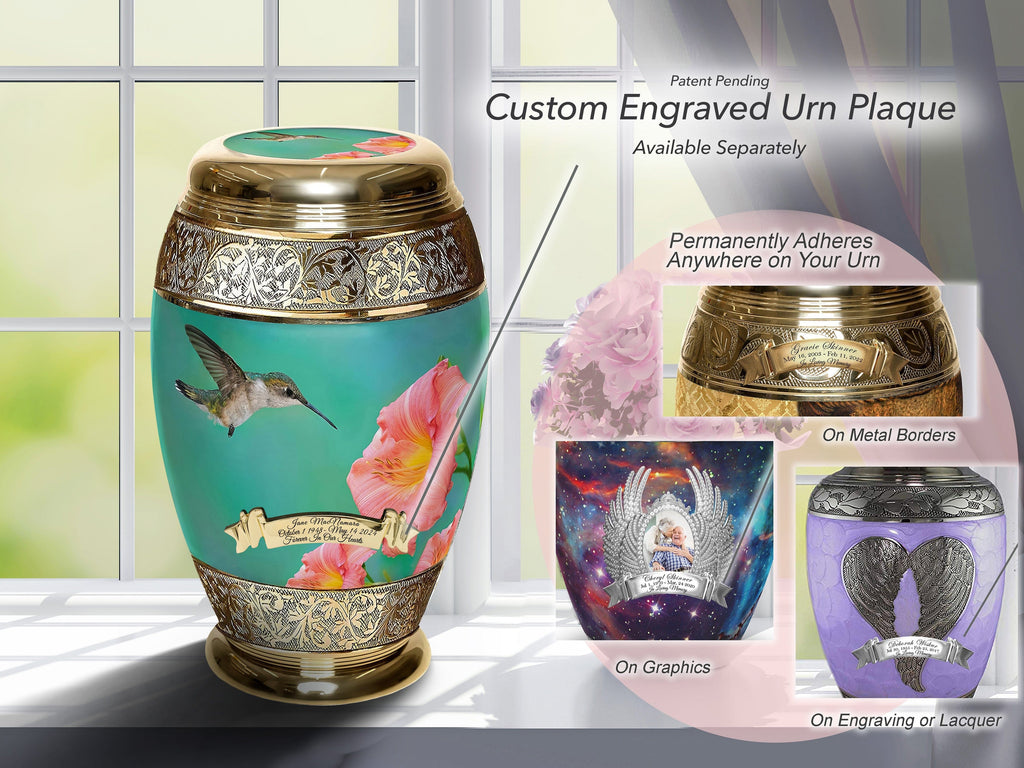 Hummingbird Cremation Urns for Human Ashes - Large Adult Funeral Urn