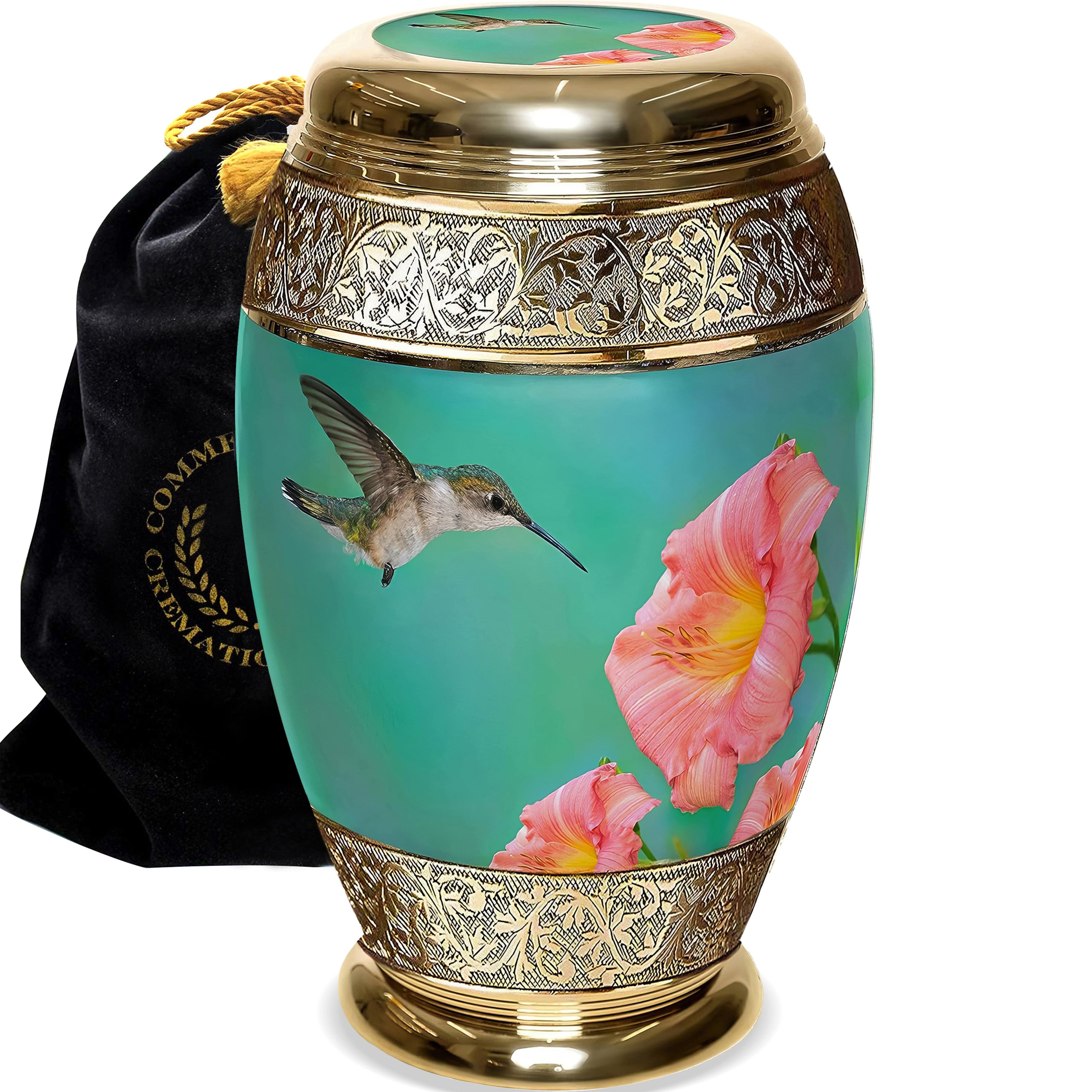Hummingbird Cremation Urns for Human Ashes - Large Adult Funeral Urn