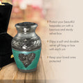 Green Loving Angel Keepsake Urns – Tiny, Small & Mini Keepsake Urns for Ashes | Cremation Keepsakes