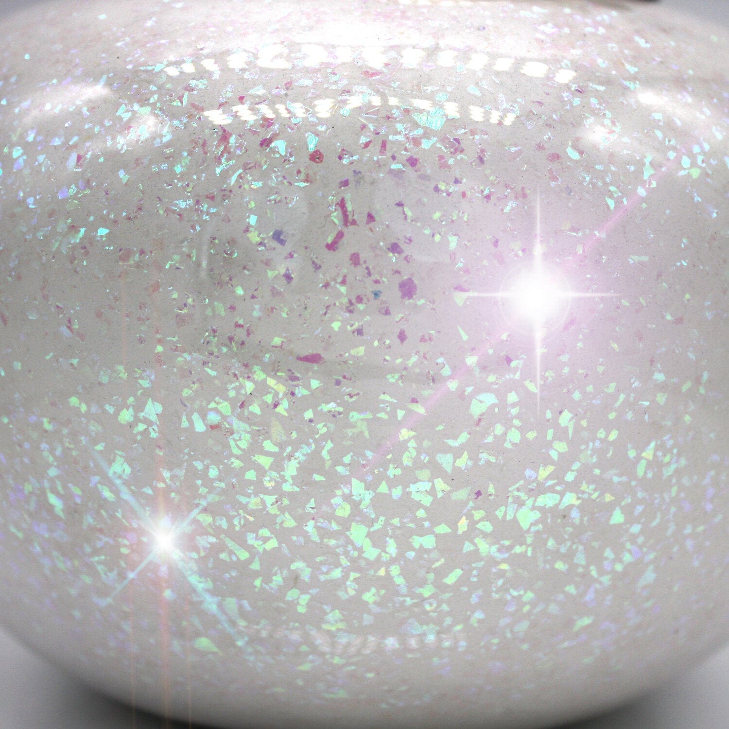 White Sparkling Cremation Urns for Human Ashes - Large Adult Funeral Urn