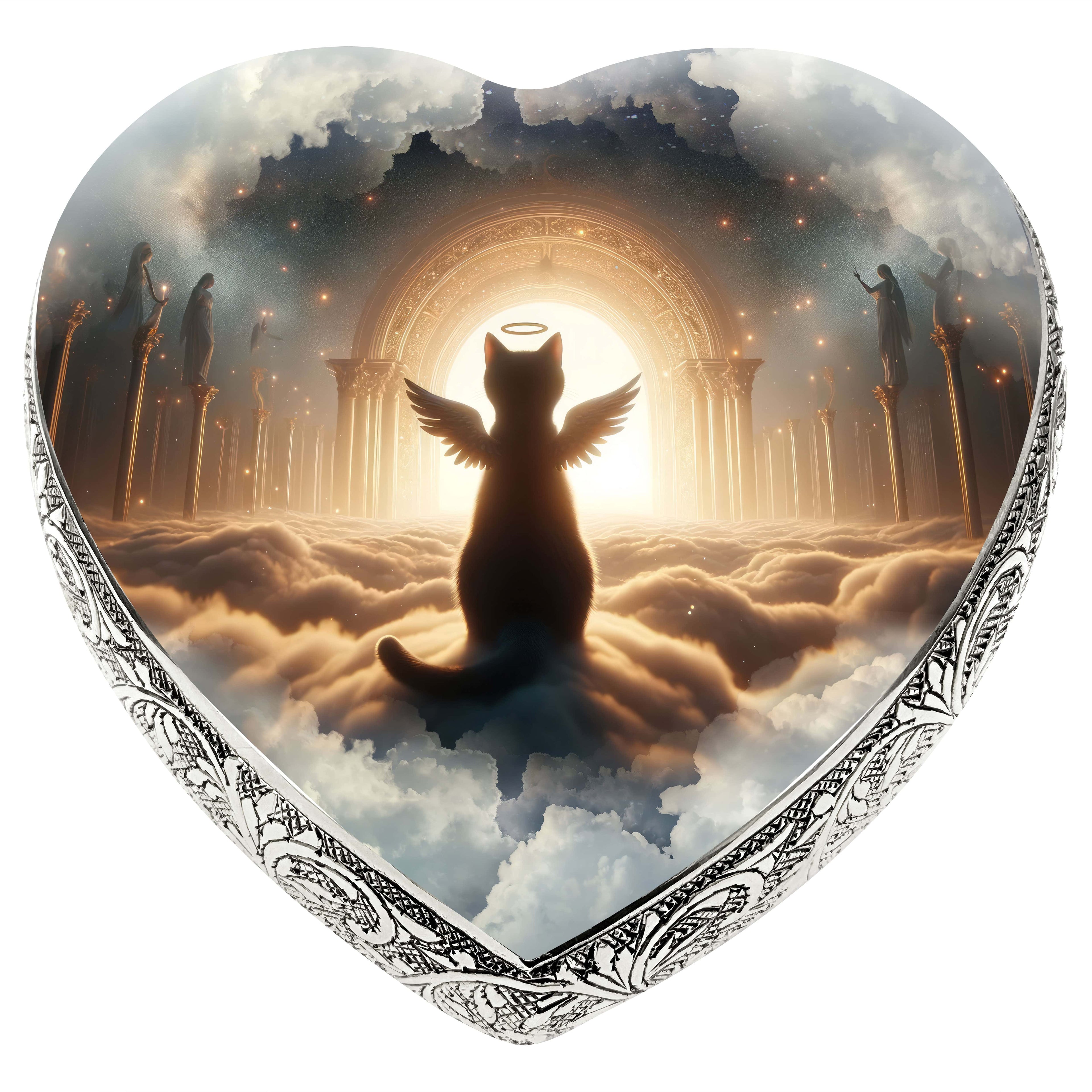 Astral Essence Cat Urns for Ashes & Cat Cremation Urn