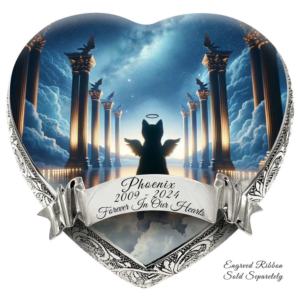 Celestia's Charm Cat Urns for Ashes & Cat Cremation Urn
