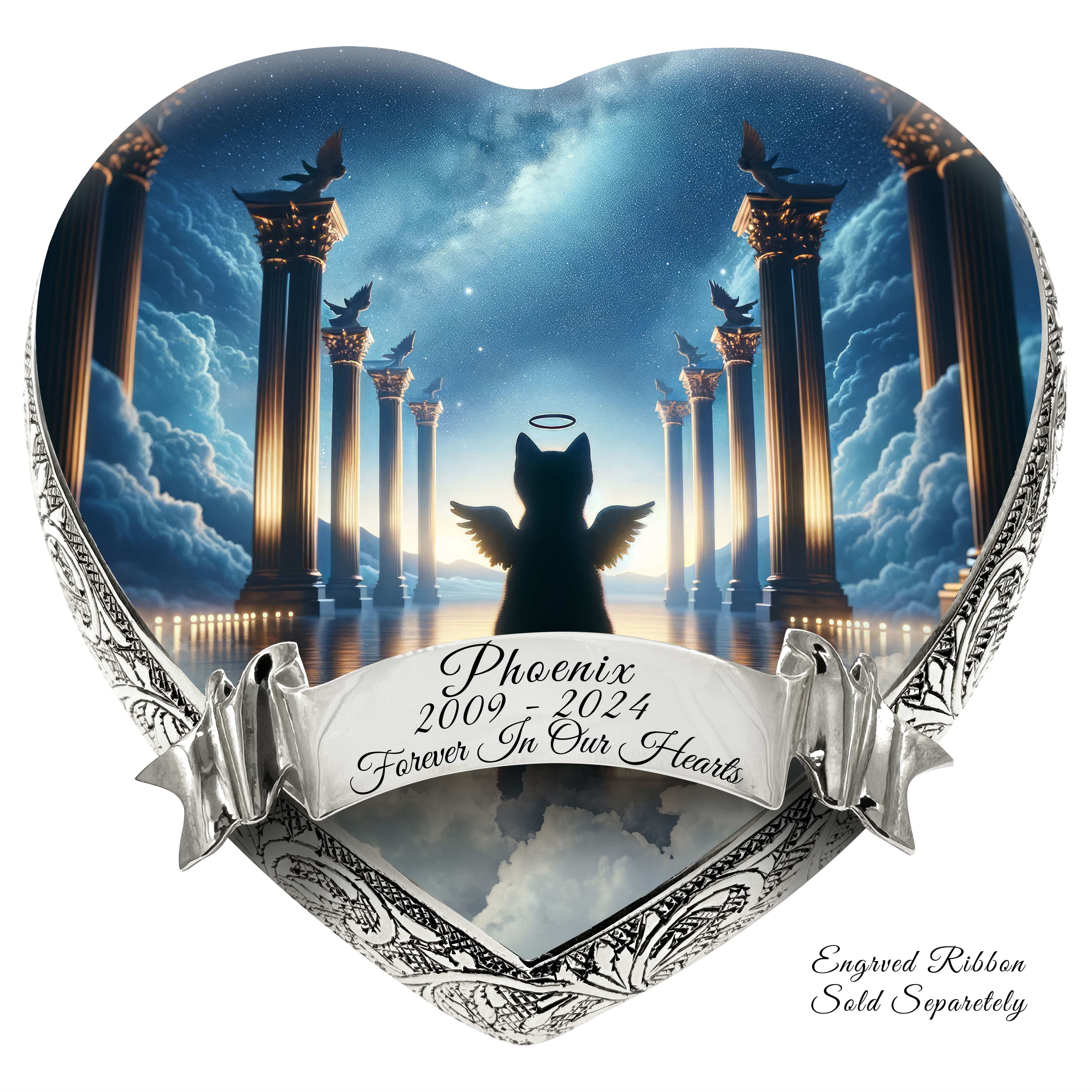 Celestia's Charm Cat Urns for Ashes & Cat Cremation Urn