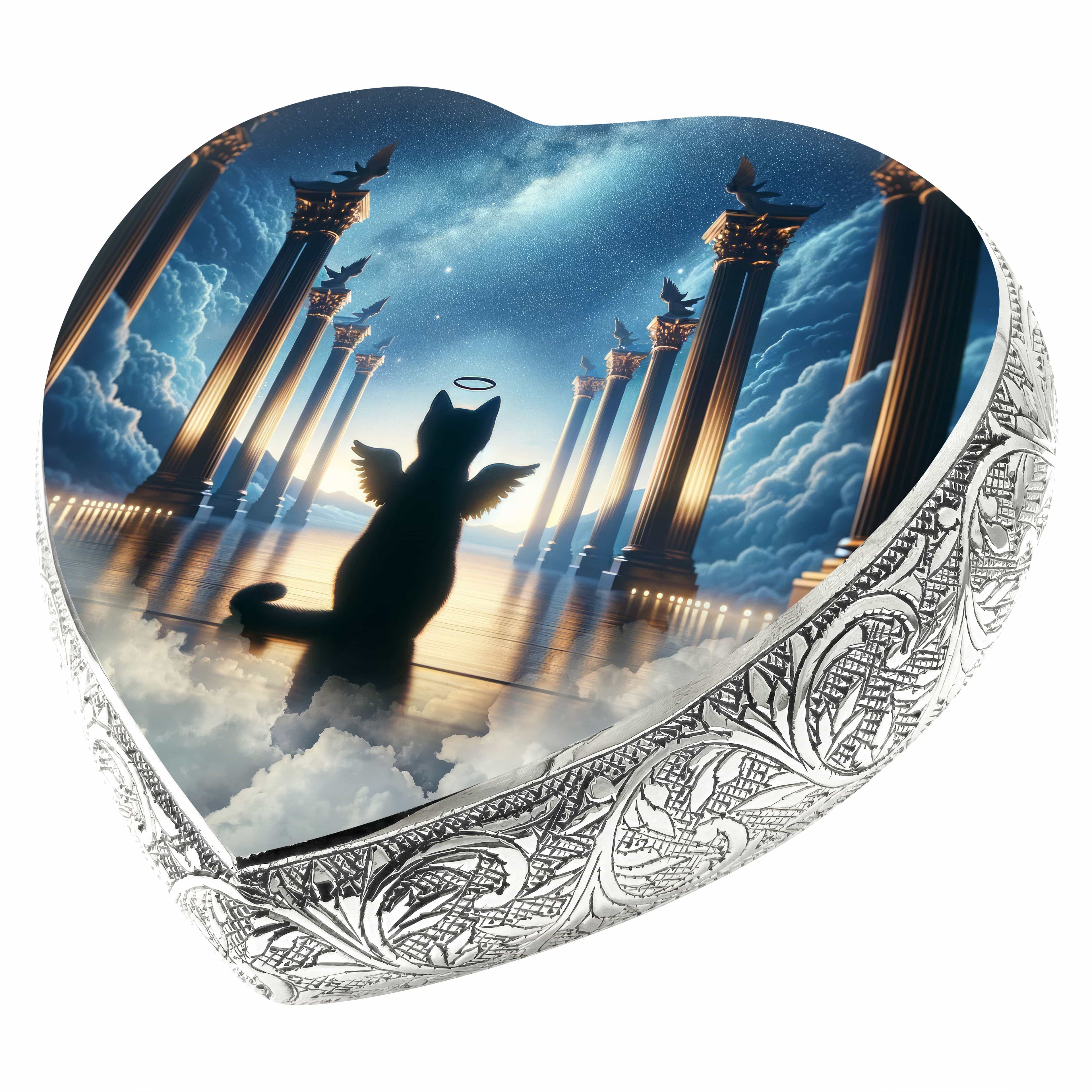 Celestia's Charm Cat Urns for Ashes & Cat Cremation Urn