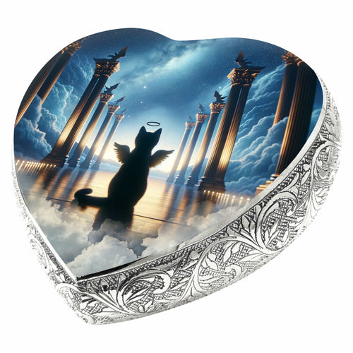Celestia's Charm Cat Urns for Ashes & Cat Cremation Urn