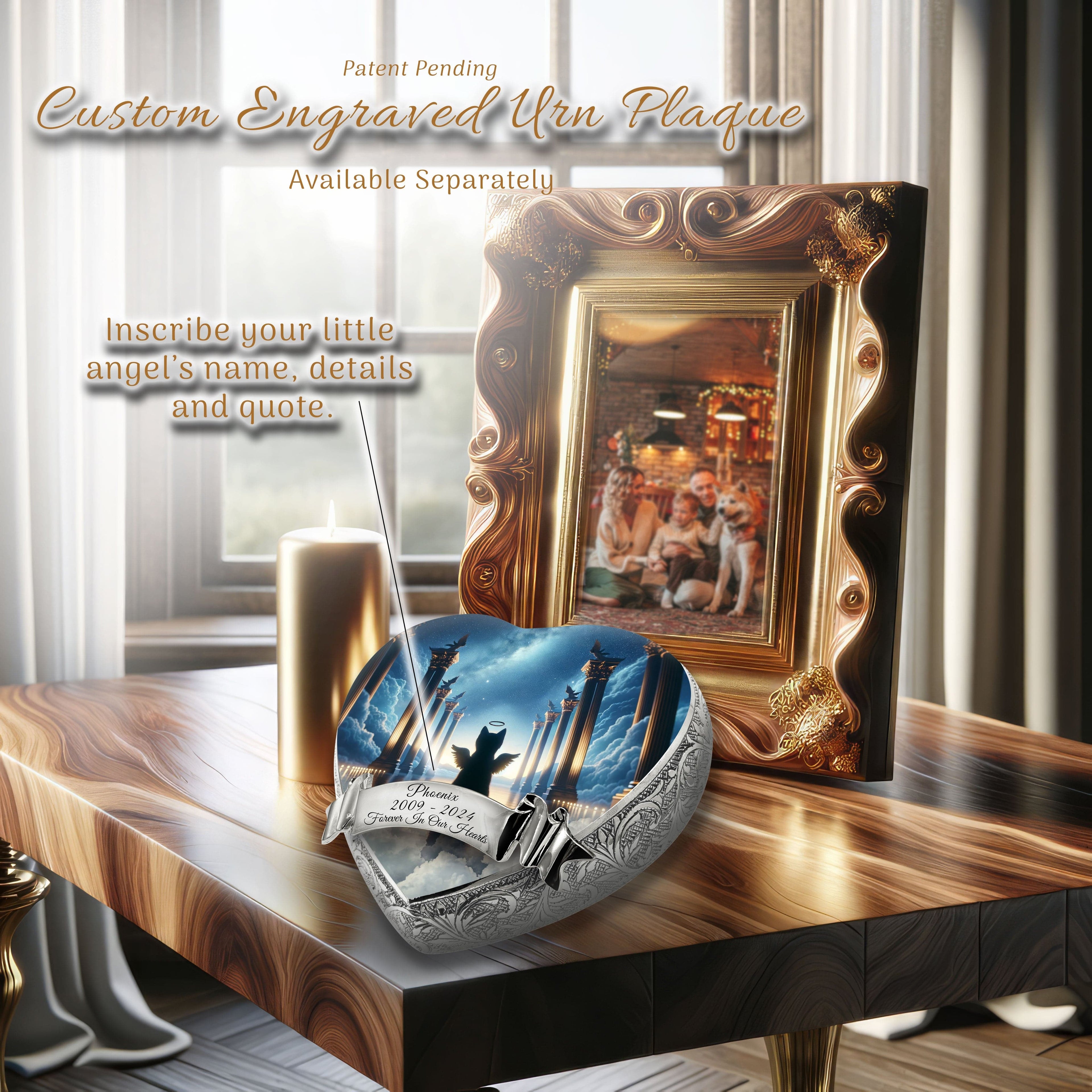 Celestia's Charm Cat Urns for Ashes & Cat Cremation Urn
