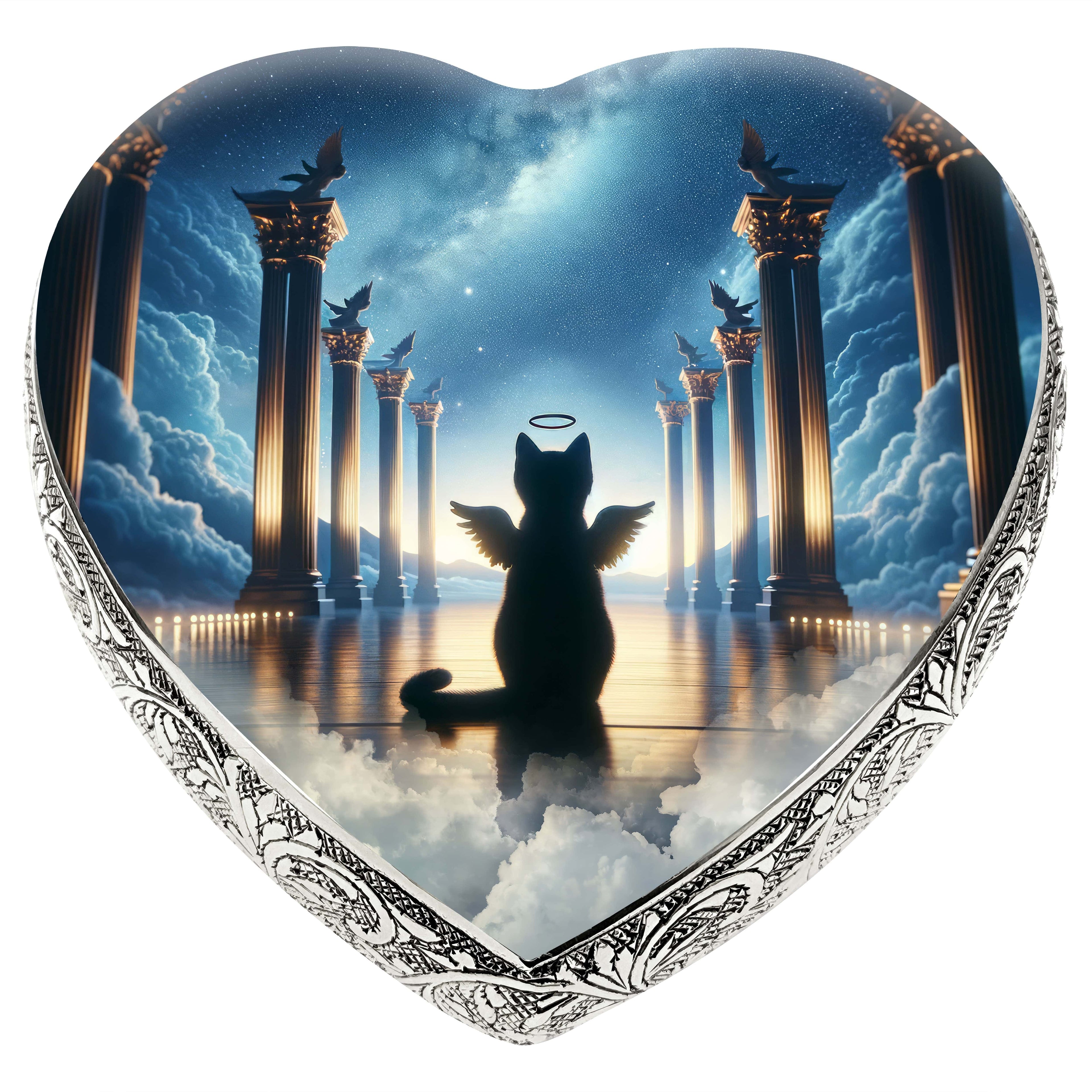 Celestia's Charm Cat Urns for Ashes & Cat Cremation Urn