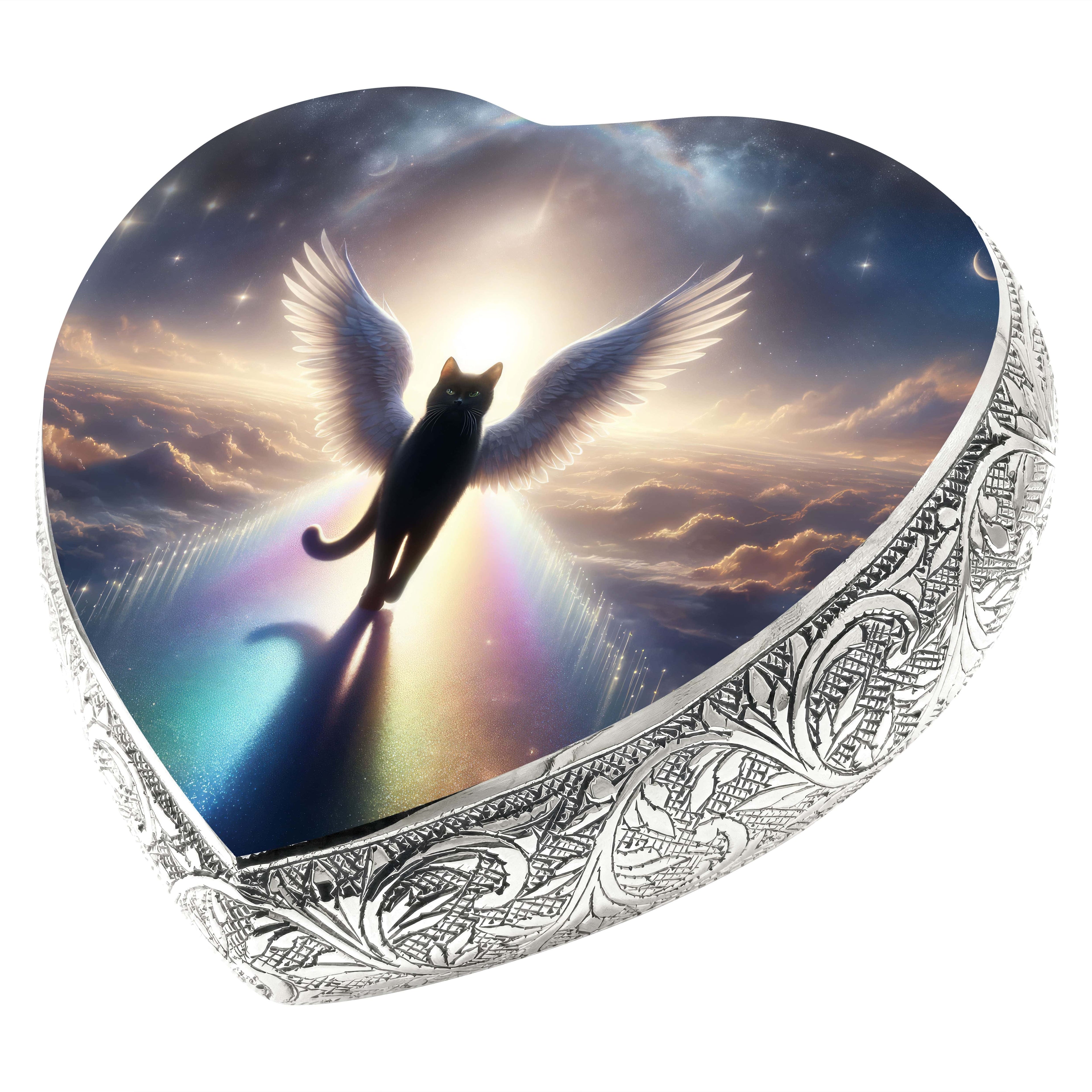 Heavenly Harmony Cat Urns for Ashes & Cat Cremation Urn