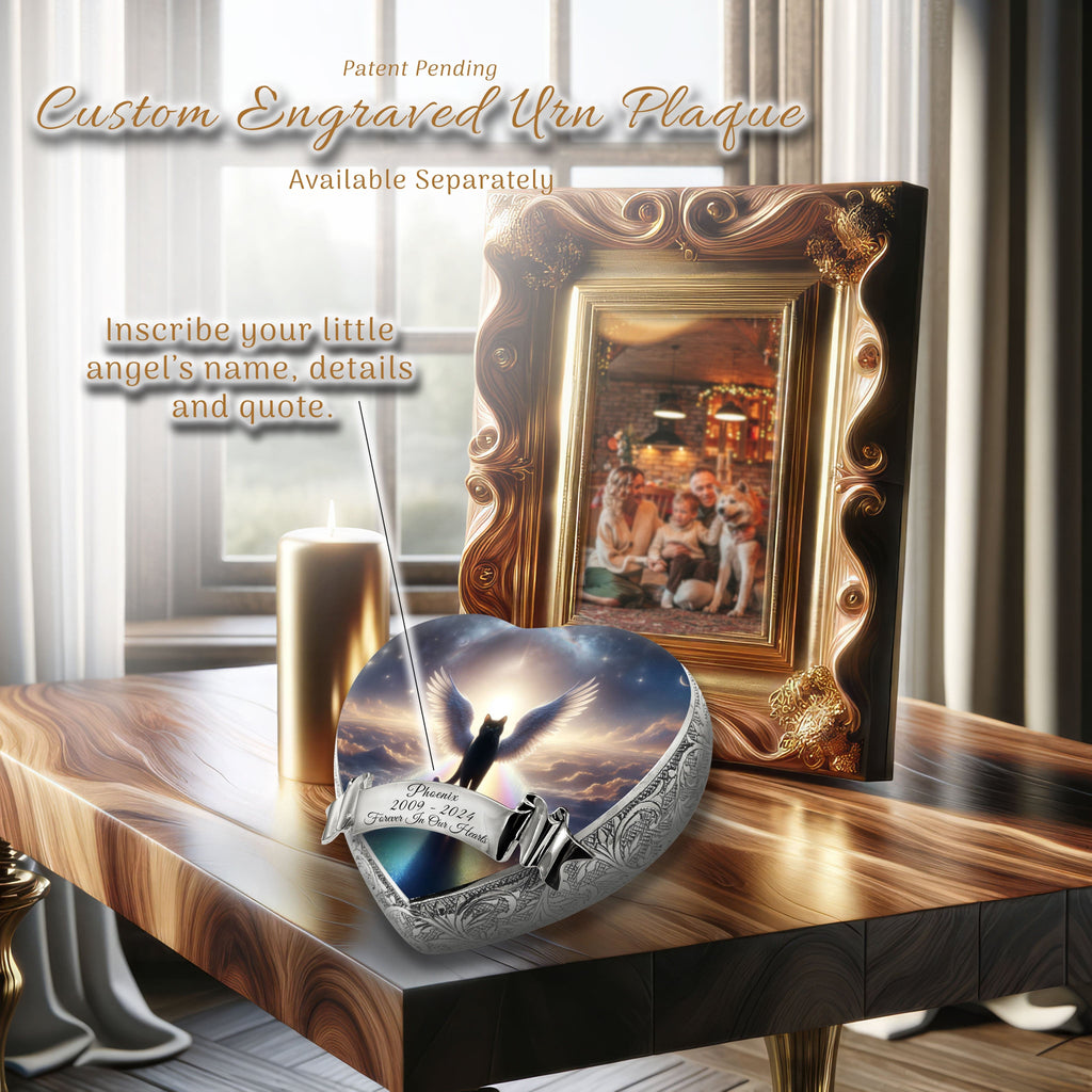 Heavenly Harmony Cat Urns for Ashes & Cat Cremation Urn