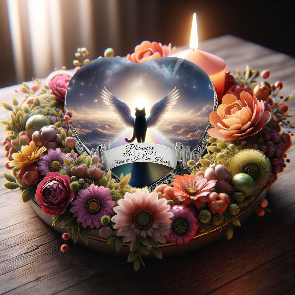 Heavenly Harmony Cat Urns for Ashes & Cat Cremation Urn