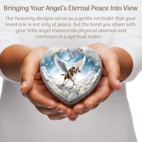 Beagle Dog Urn - Celestial Cascade Urn for Dog Ashes