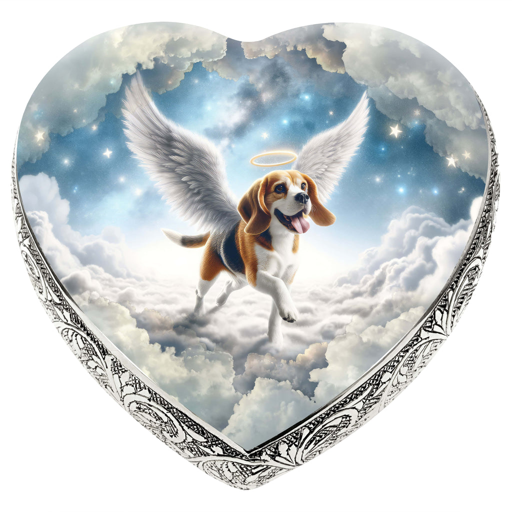 Beagle Dog Urn - Celestial Cascade Urn for Dog Ashes
