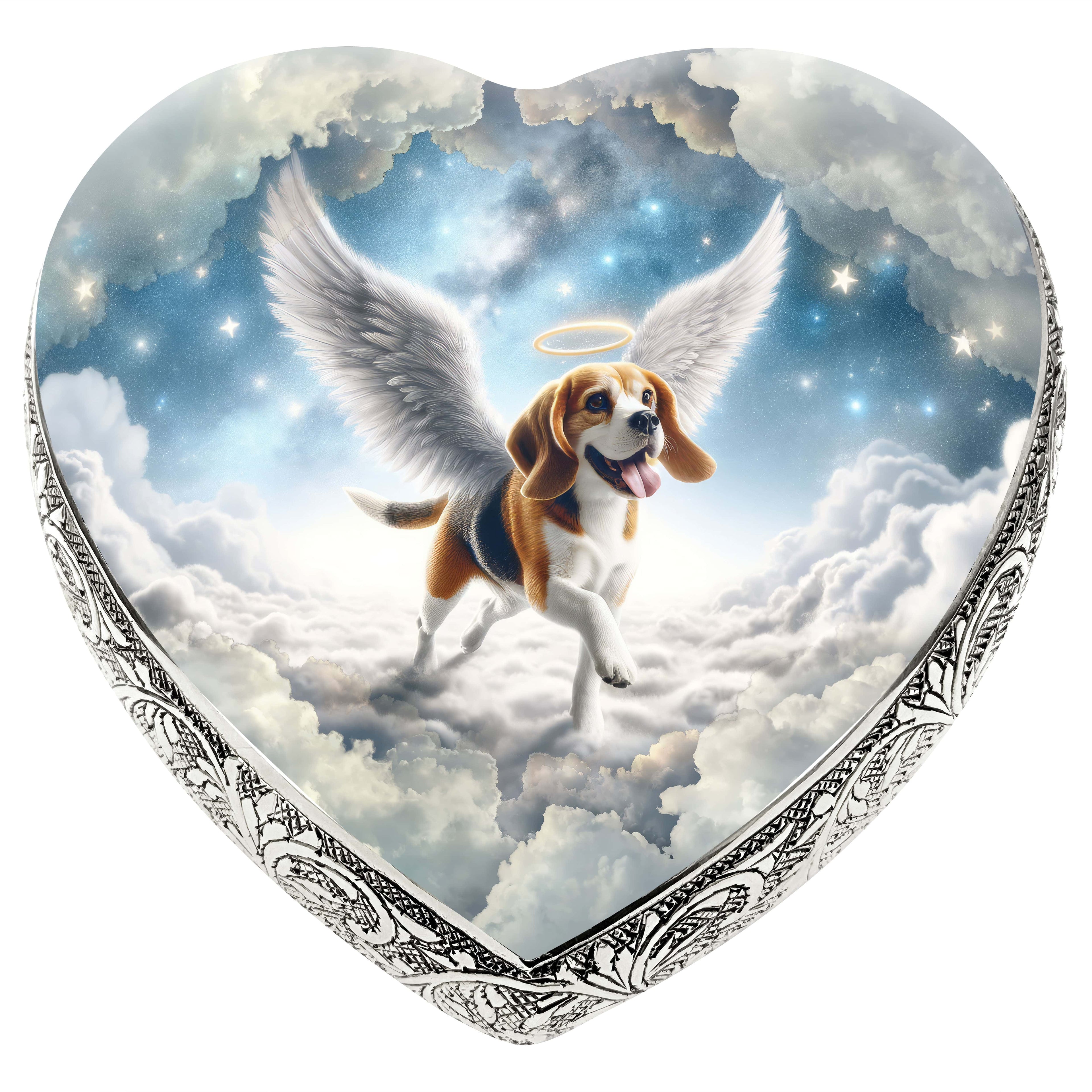 Beagle Dog Urn - Celestial Cascade Urn for Dog Ashes