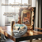 Boxer Dog Urn - Heavenly Panorama Urn for Dog Ashes