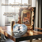 Bull Terrier Dog Urn - Cosmic Chorus Urn for Dog Ashes