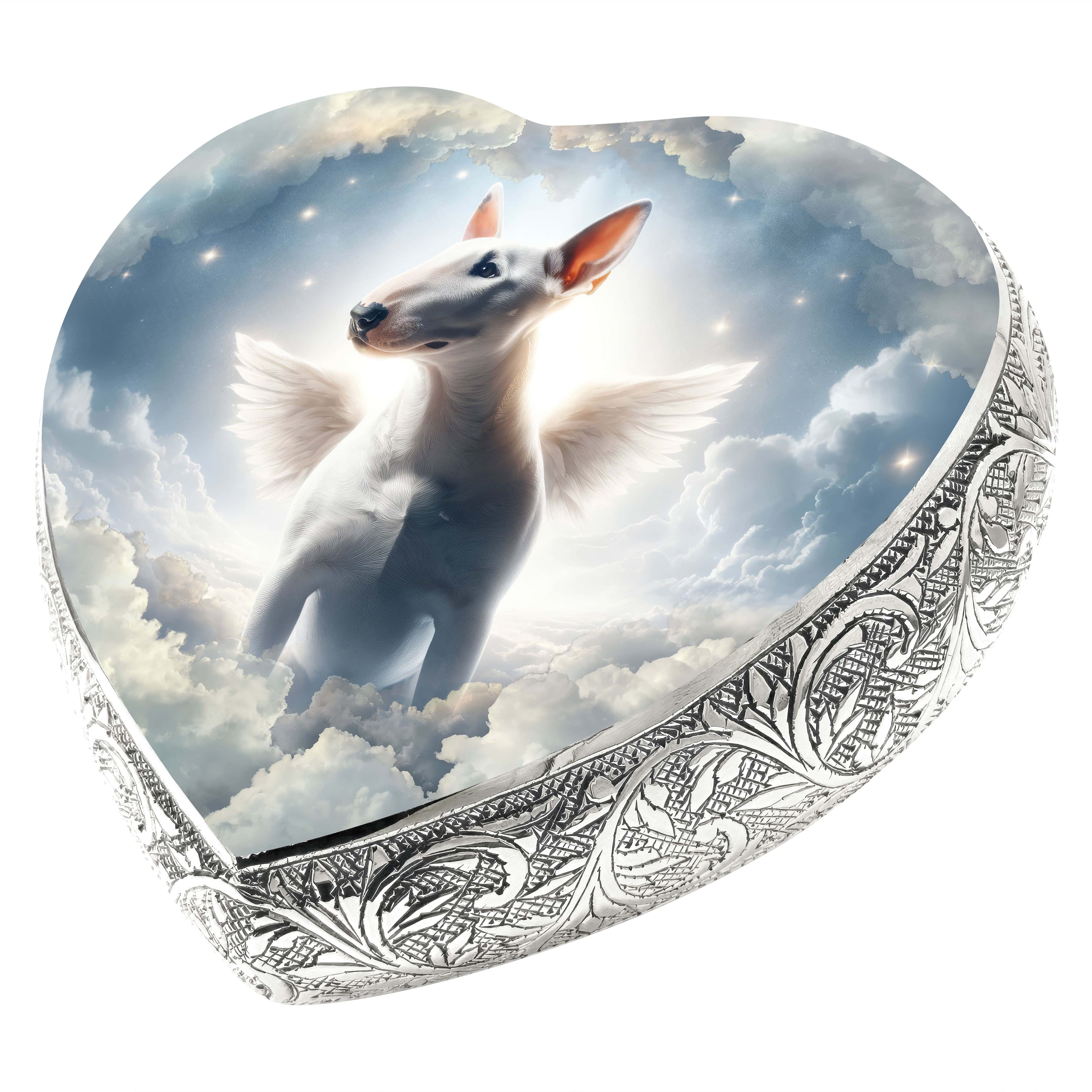 Bull Terrier Dog Urn - Cosmic Chorus Urn for Dog Ashes