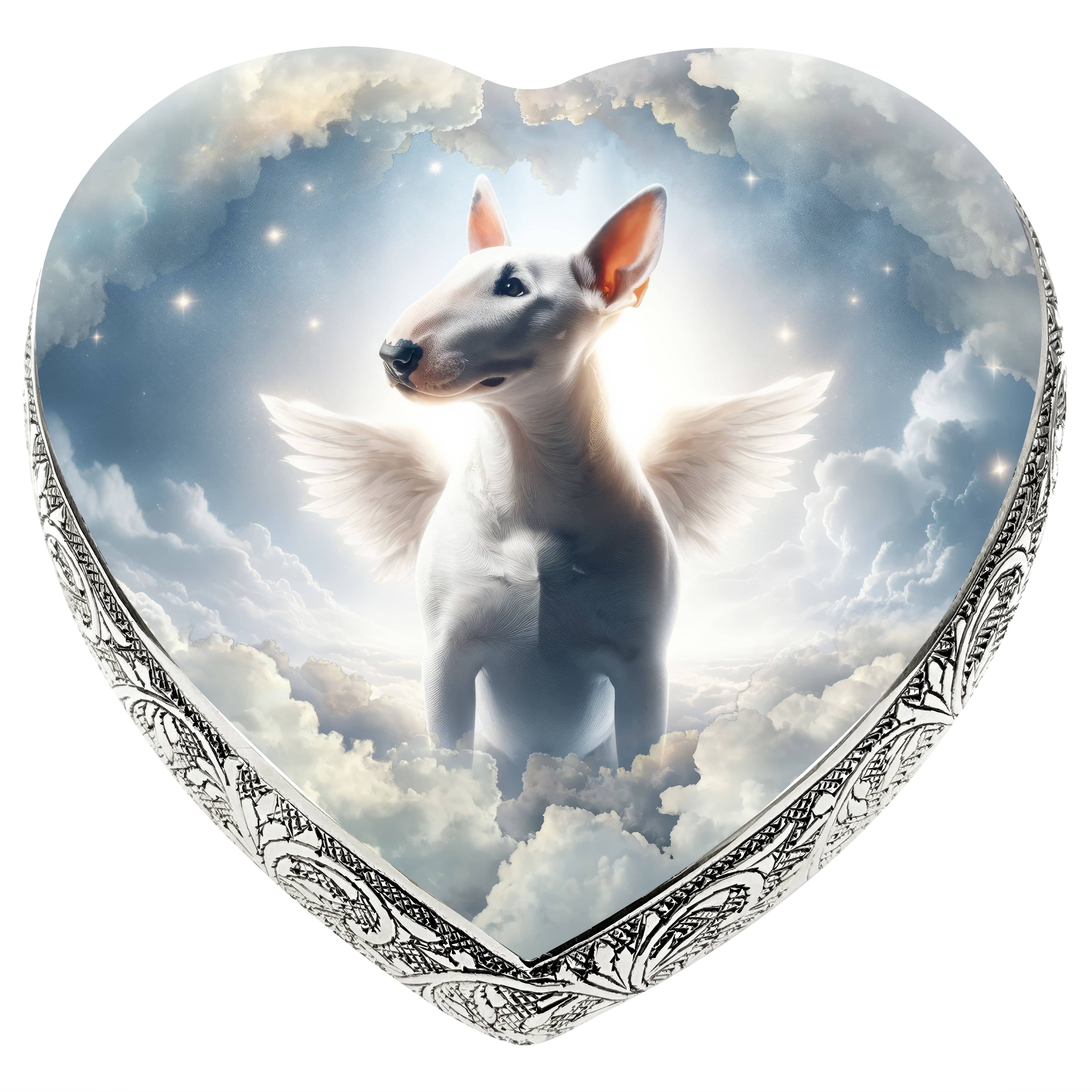 Bull Terrier Dog Urn - Cosmic Chorus Urn for Dog Ashes
