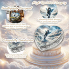 Dark Poodle Dog Urn - Seraphic Swirl Urn for Dog Ashes