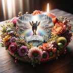 French Bulldog Dog Urn - Rainbow Arc Urn for Dog Ashes