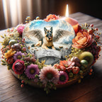 German Shepherd Dog Urn - Cosmic Calm Urn for Dog Ashes