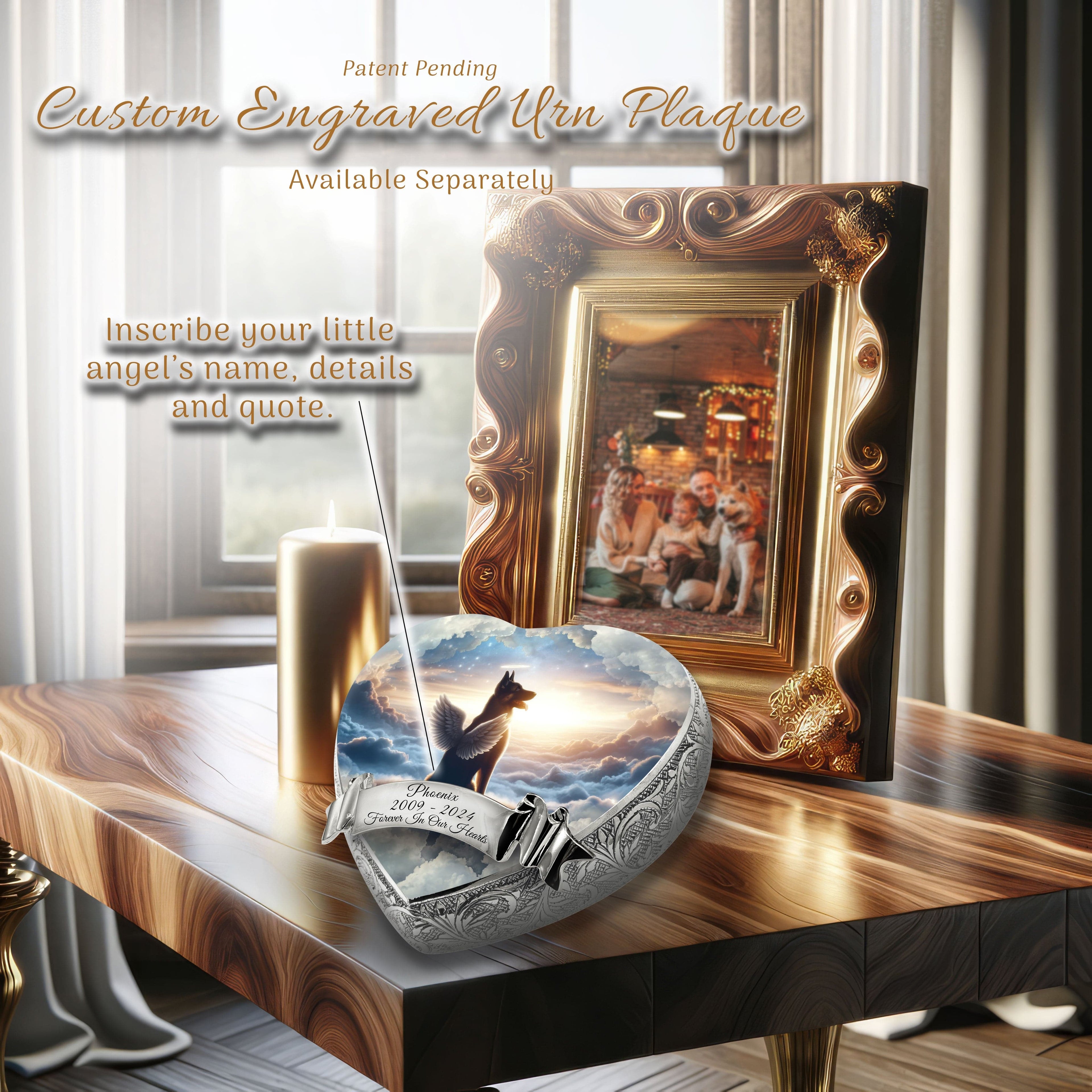 German Shepherd Dog Urn - Heavenly Horizon Urn for Dog Ashes