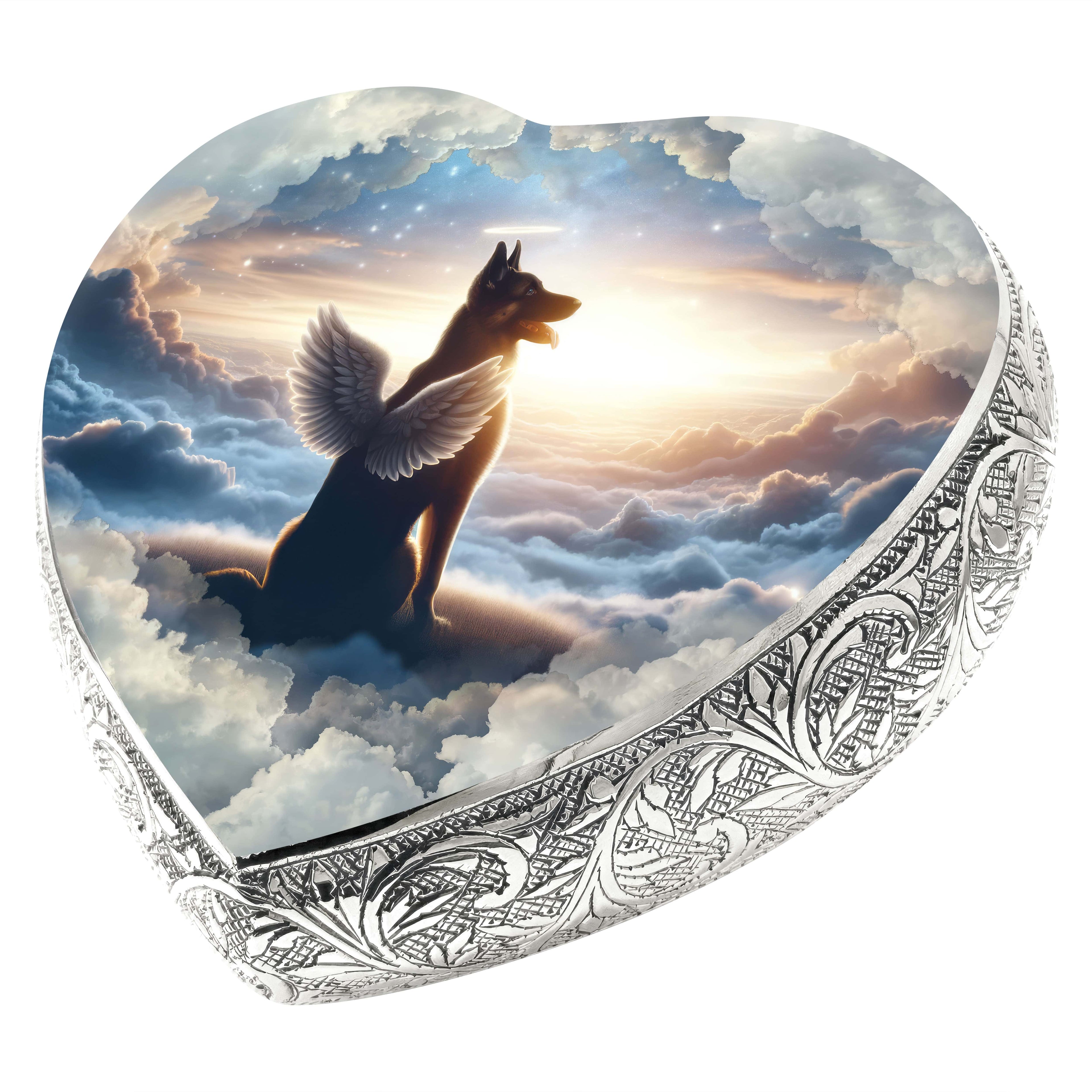 German Shepherd Dog Urn - Heavenly Horizon Urn for Dog Ashes