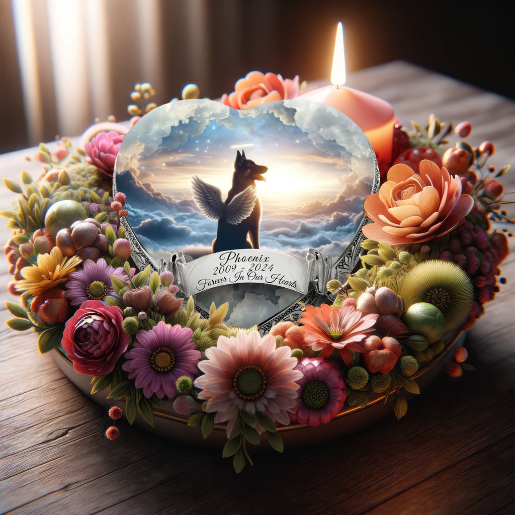 German Shepherd Dog Urn - Heavenly Horizon Urn for Dog Ashes