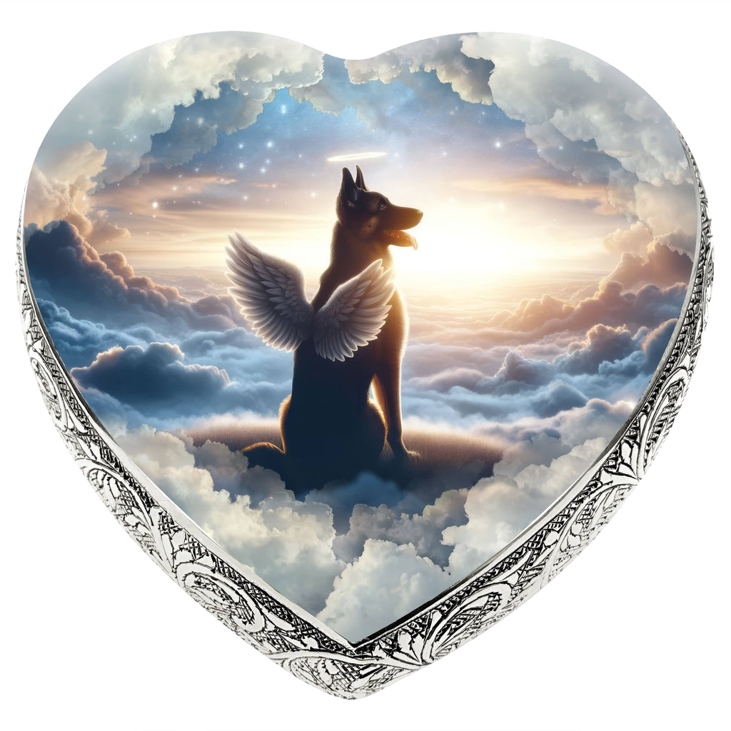 German Shepherd Dog Urn - Heavenly Horizon Urn for Dog Ashes
