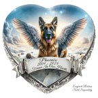 German Shepherd Dog Urn - Infinity Glaze Urn for Dog Ashes