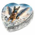 German Shepherd Dog Urn - Infinity Glaze Urn for Dog Ashes